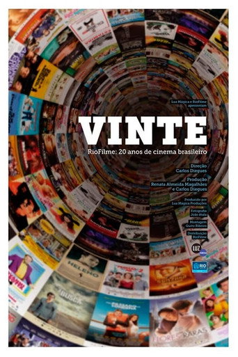 Póster de VINTE - RioFilme, 20 anos de cinema brasileiro
