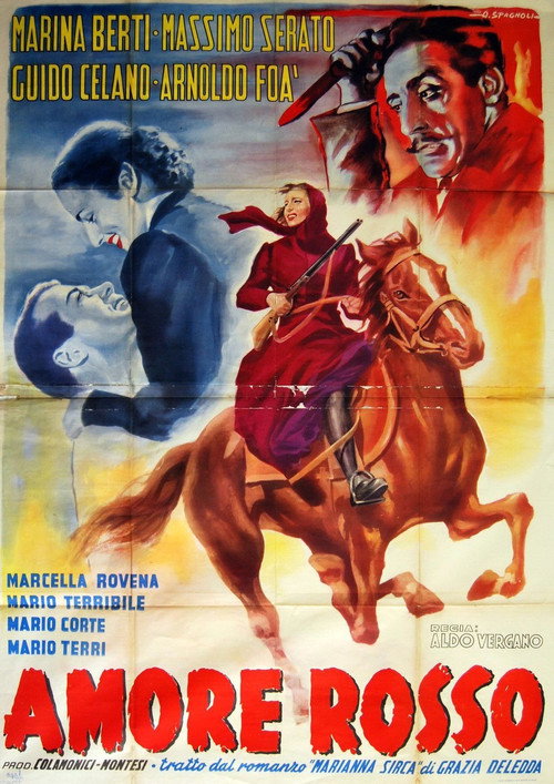 Póster de Amore rosso