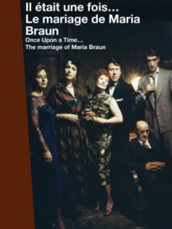 Póster de Il était une fois… Le mariage de Maria Braun