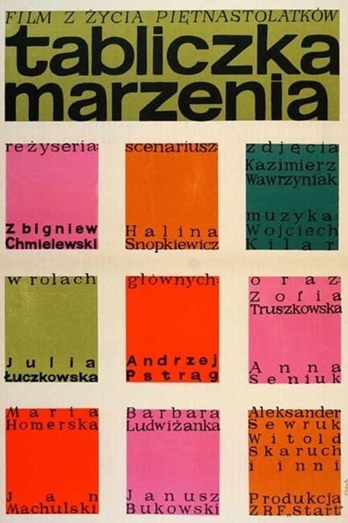Póster de Tabliczka marzenia