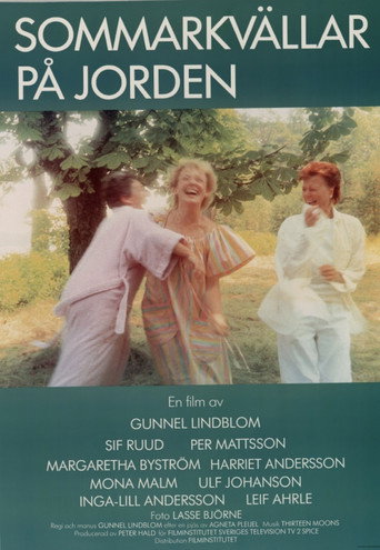 Póster de Sommarkvällar på jorden