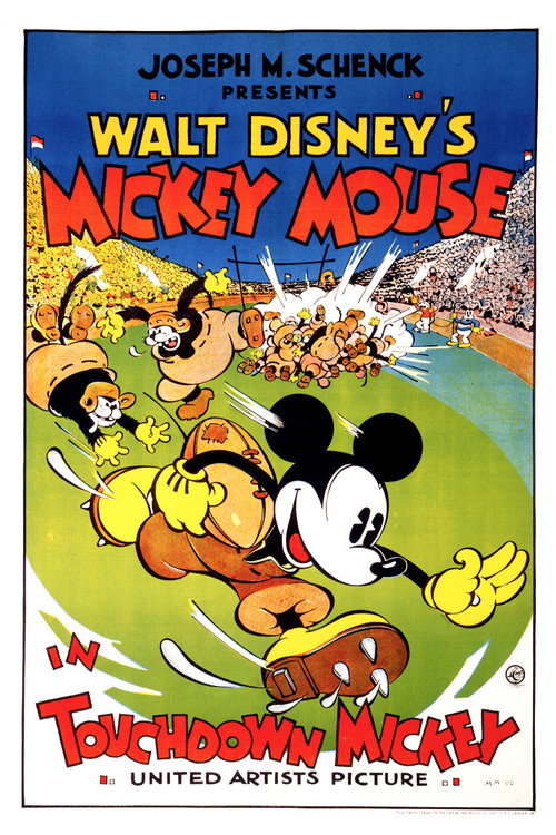 Póster de Touchdown Mickey