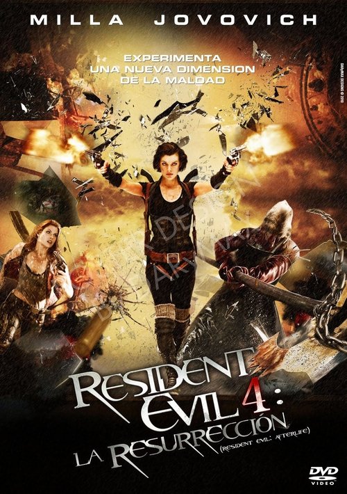 Póster de Resident Evil 4: La resurrección