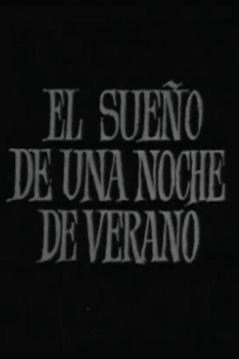 Póster de El sueño de una noche de verano