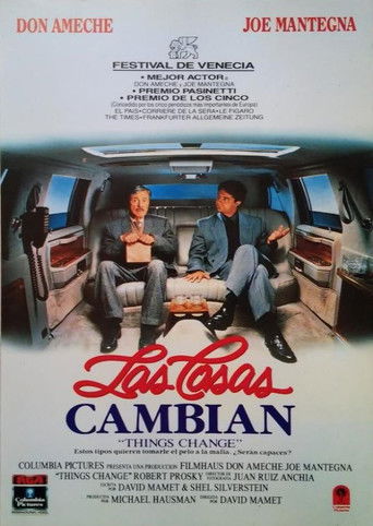 Póster de Things Change