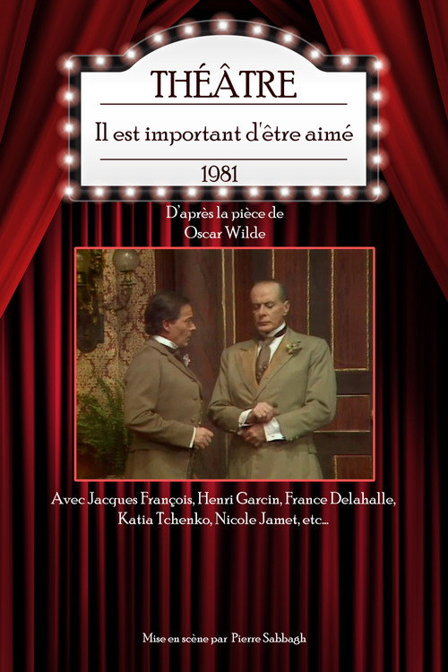 Póster de Il est important d'être aimé