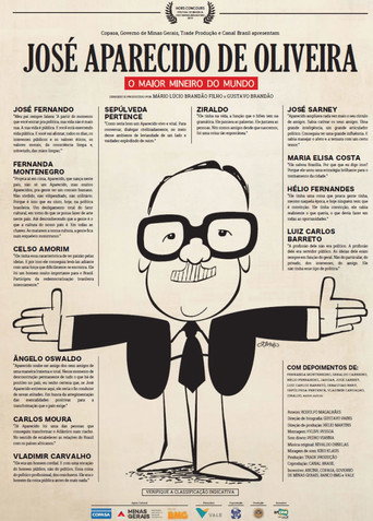 Póster de José Aparecido de Oliveira – O Maior Mineiro do Mundo