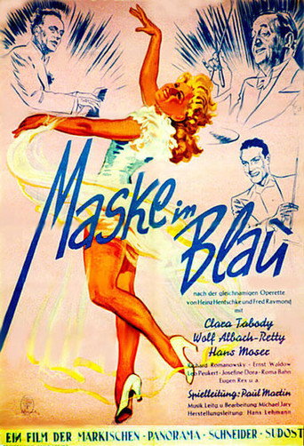 Póster de Maske in Blau