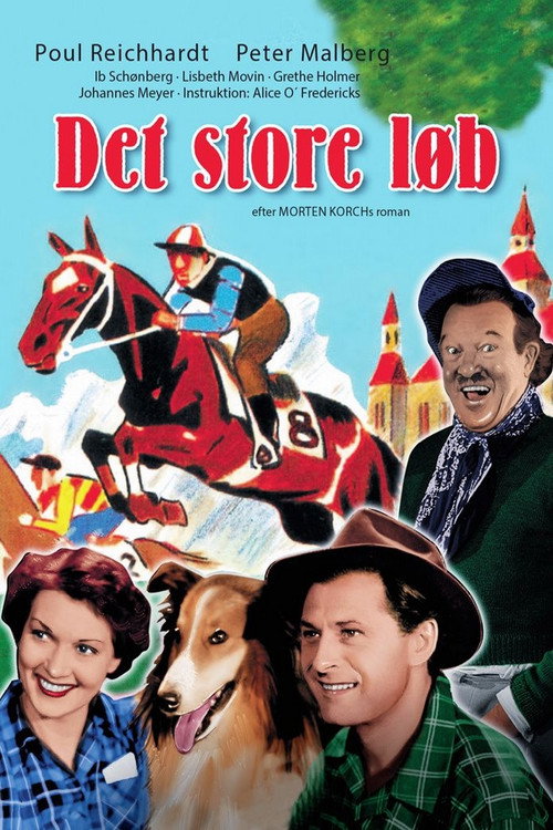 Póster de Det store løb