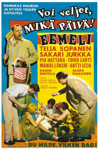 Póster de Voi veljet, mikä päivä!