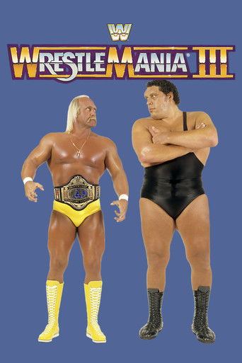 Póster de WWE WrestleMania III