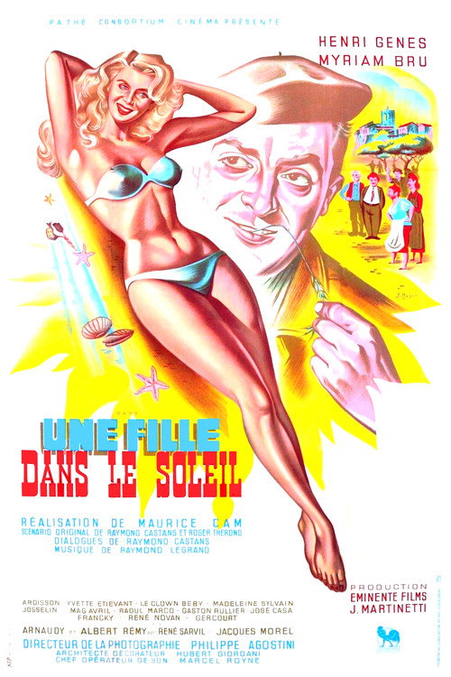 Póster de Une fille dans le soleil