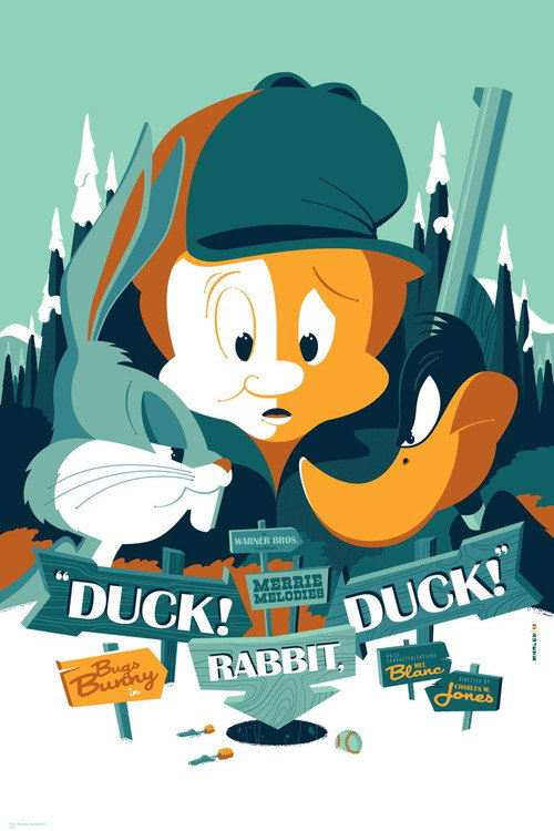 Póster de Duck! Rabbit, Duck!