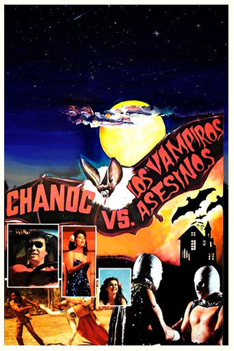 Póster de Chanoc y El Hijo del Santo contra los vampiros asesinos