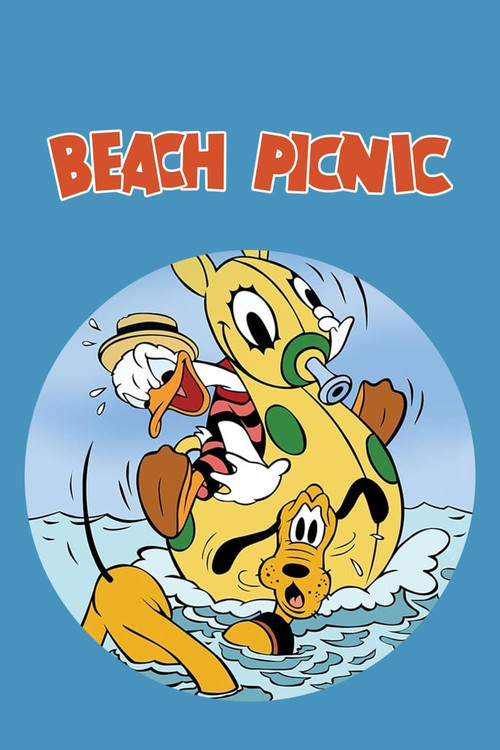 Póster de Donald - Picnic en la playa