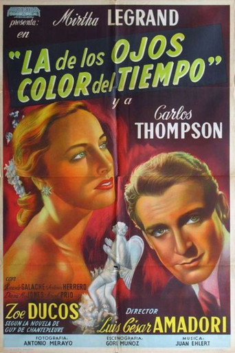 Póster de La de los ojos color del tiempo