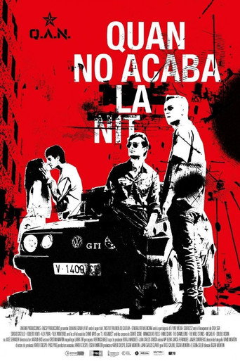 Póster de Quan no acaba la nit