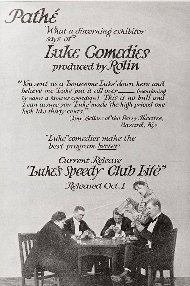Póster de Luke's Speedy Club Life