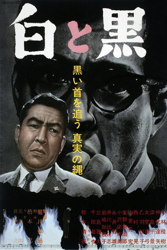 Póster de 白と黒