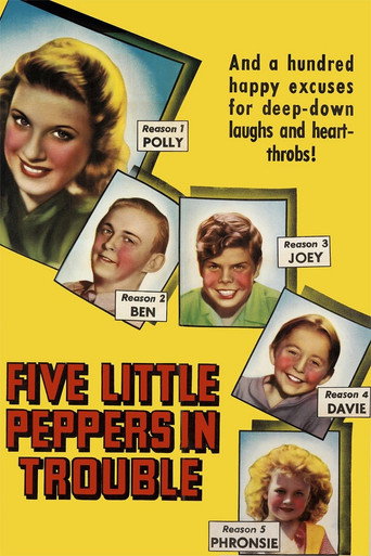 Póster de Five Little Peppers in Trouble