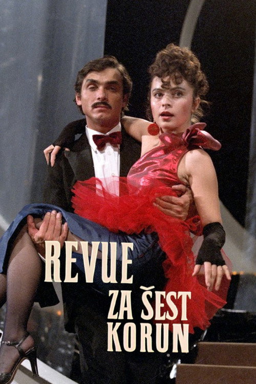 Póster de Revue za šest korun