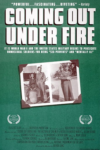 Póster de Coming Out Under Fire