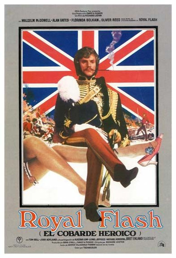 Póster de Flashman, el heroico cobarde