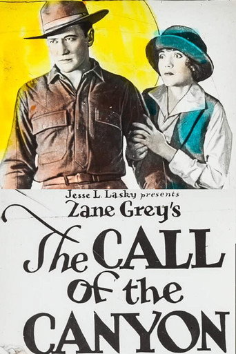 Póster de The Call of the Canyon