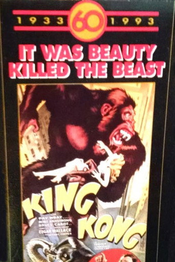 Póster de King Kong 60th Anniversary Special: "It was beauty killed the beast."