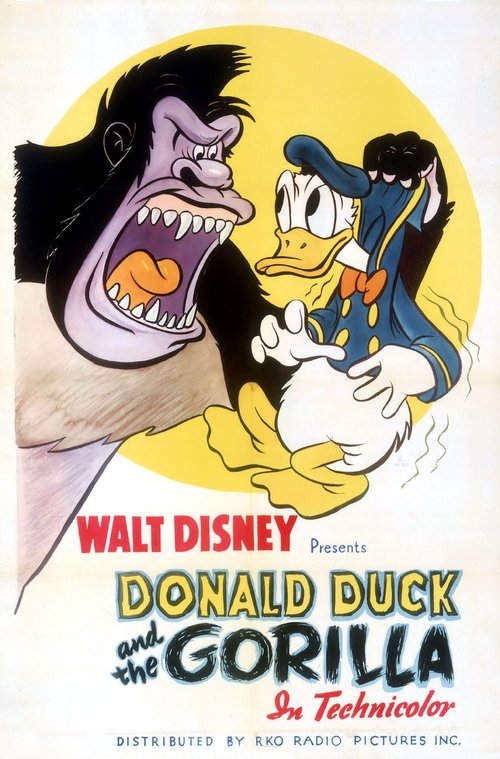 Póster de Donald y el Gorila