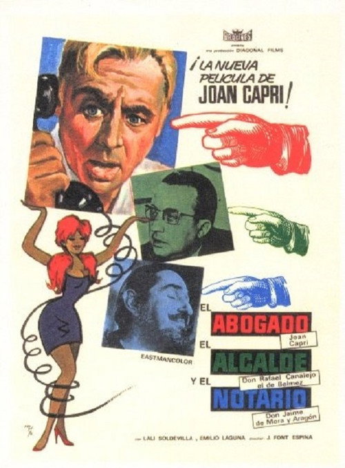 Póster de El abogado, el alcalde y el notario