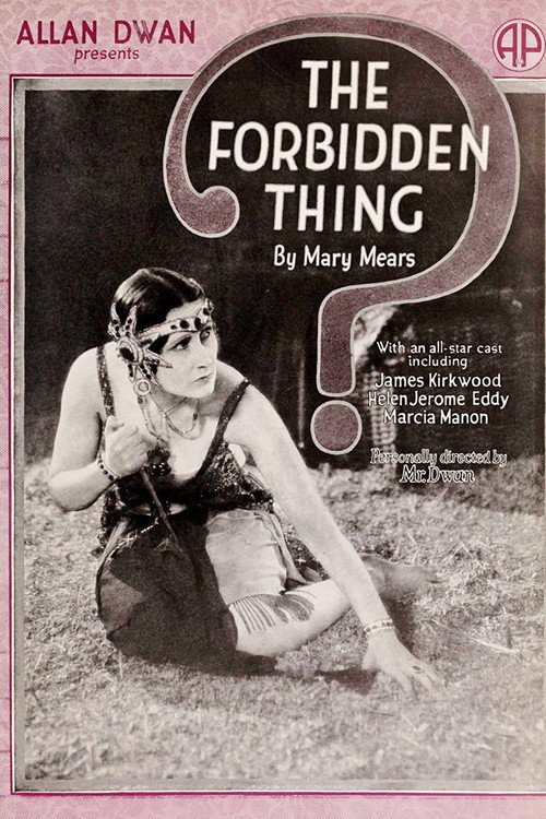 Póster de The Forbidden Thing