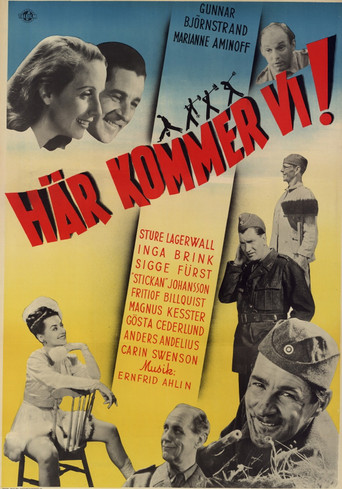 Póster de Här kommer vi ...
