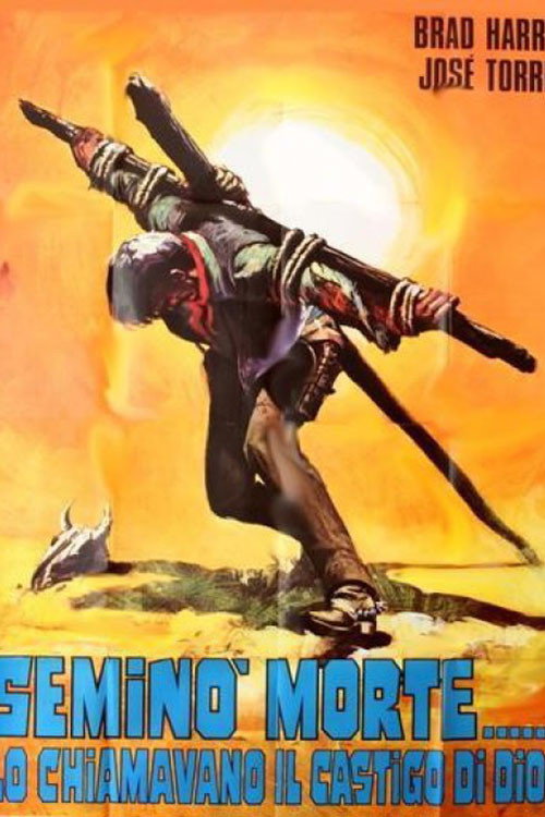 Póster de Seminò morte... lo chiamavano il castigo di Dio!
