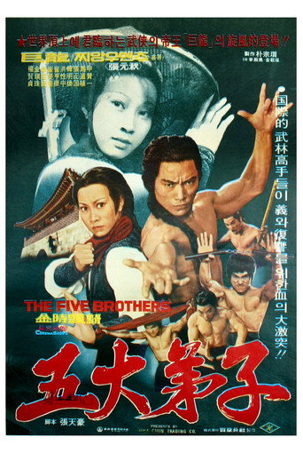 Póster de Dragon Lee Vs. The 5 Brothers