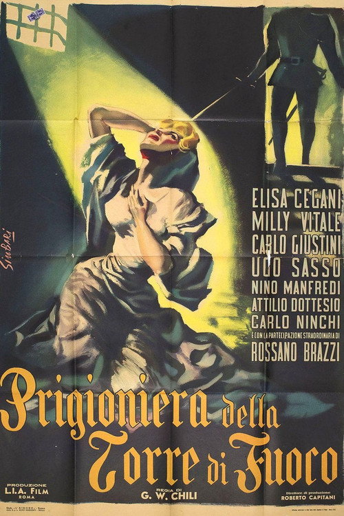 Póster de La prigioniera della torre di fuoco
