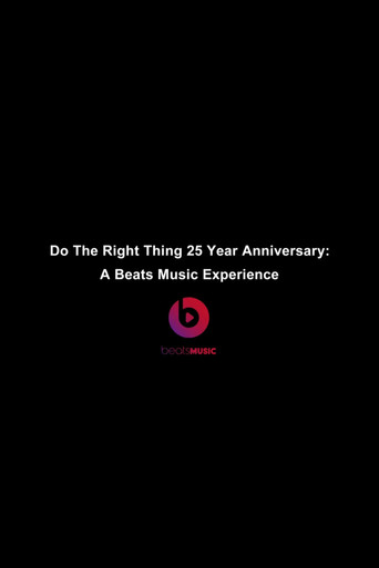 Póster de Do The Right Thing 25 Year Anniversary A Beats Music Experience