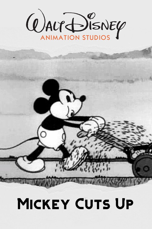 Póster de Mickey Cuts Up