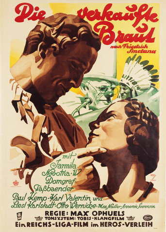 Póster de Die verkaufte Braut