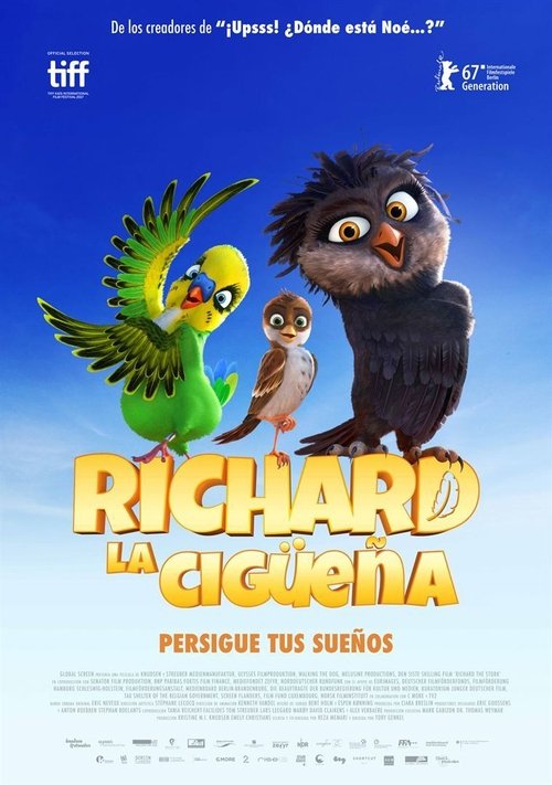 Póster de Una cigüeña en apuros
