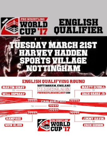 Póster de WCPW Pro Wrestling World Cup 2017 • English Qualifier