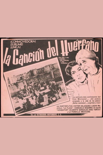 Póster de La canción del huérfano