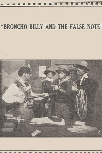 Póster de Broncho Billy and the False Note