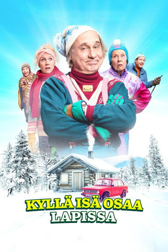 Póster de Kyllä isä osaa Lapissa