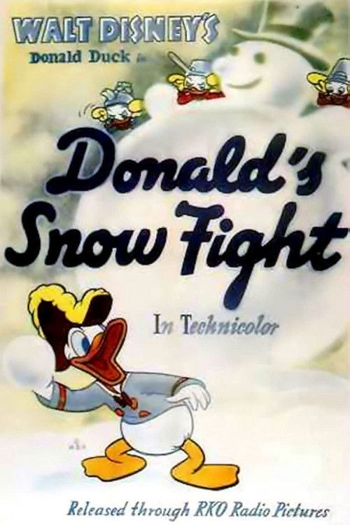 Póster de Donald - La pelea de Nieve de Donald