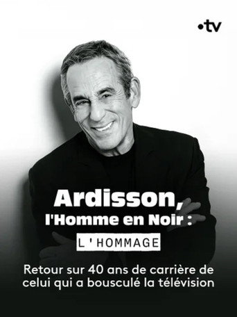 Póster de Ardisson, l'Homme en Noir : l'hommage