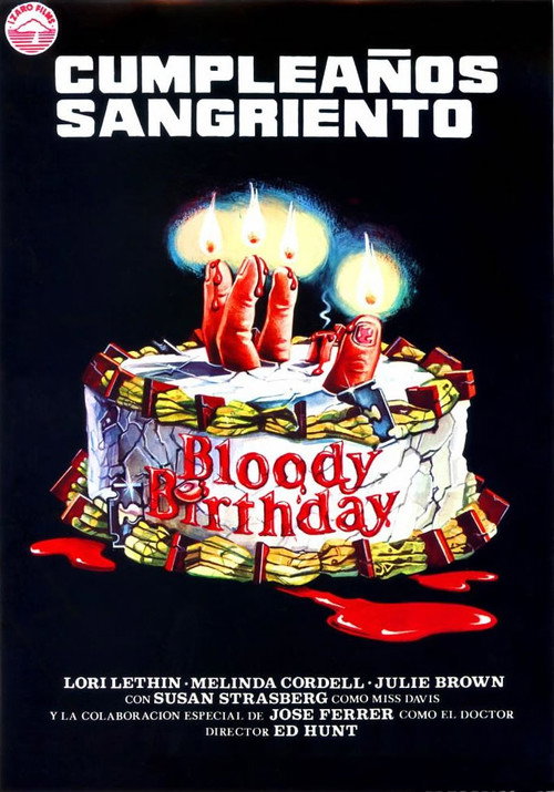 Póster de Cumpleaños sangriento