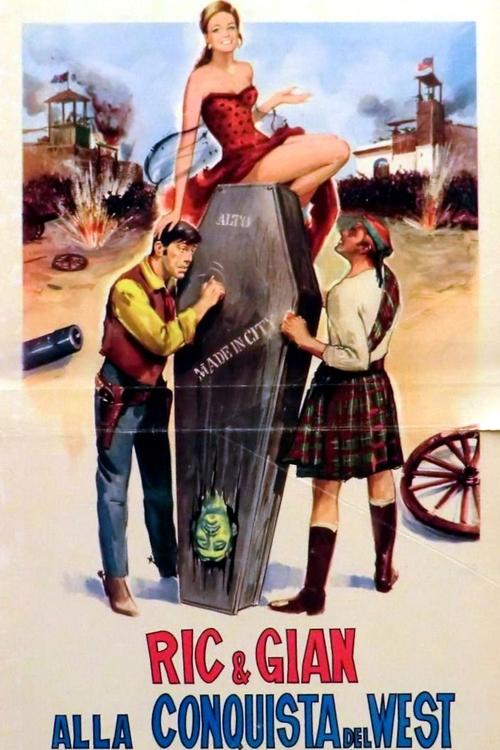 Póster de Ric e Gian alla conquista del West