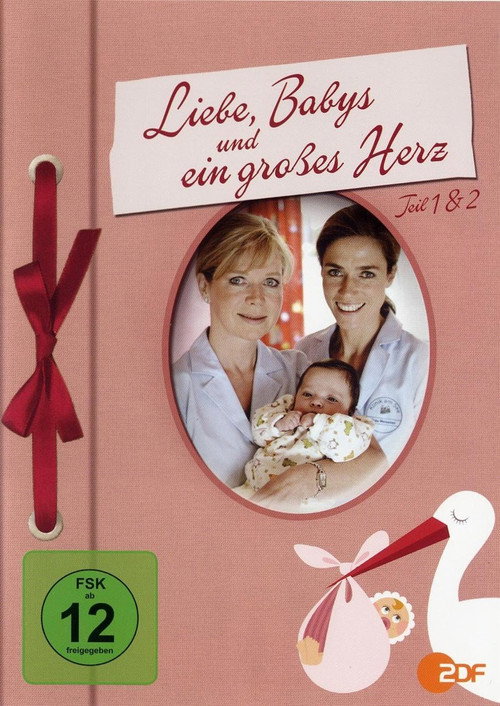 Póster de Liebe, Babys und ein großes Herz