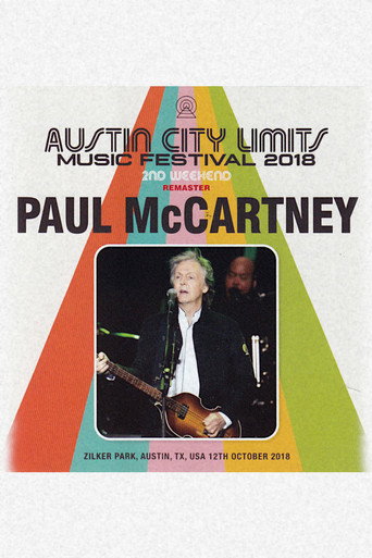 Póster de Paul McCartney: Live at Austin City Limits Music Festival, 2018